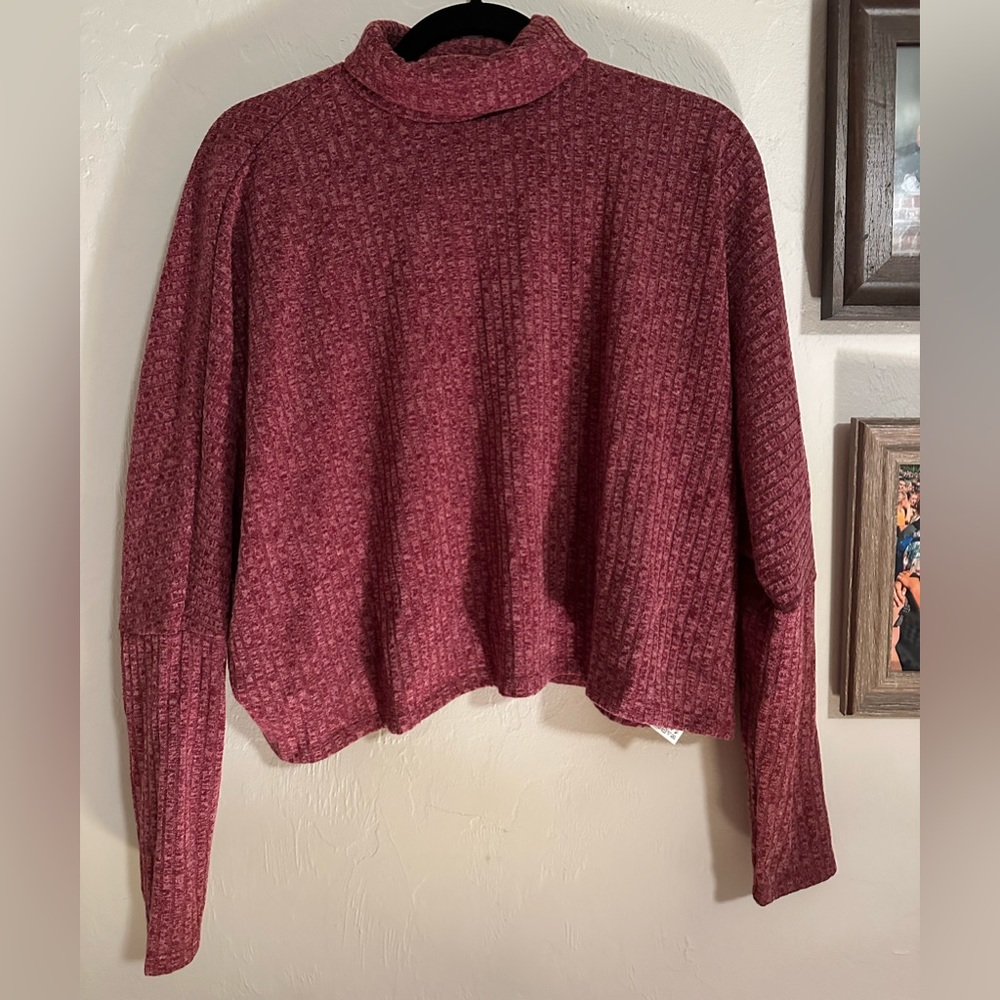 Joylab Maroon turtle neck